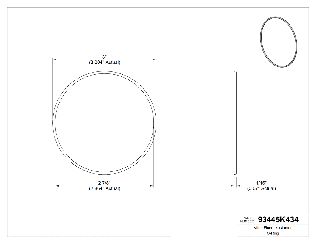 Technical drawing - 93445K434